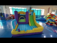 Badut Slide Inflatable Dengan Tema Gajah Untuk Anak-anak Taman Hiburan