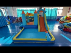 Badut Slide Inflatable Dengan Tema Gajah Untuk Anak-anak Taman Hiburan