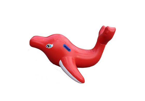 Dolphin Merah Kecil mainan air mengambang 3 * 1m untuk taman