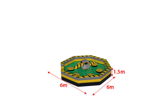 Meltdown Inflatable Games 6x6x1.5m Untuk Indoor Outdoor Playground Park