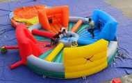 Multi Color Hungry Hippos Inflatable Games Disesuaikan untuk Dewasa Remaja