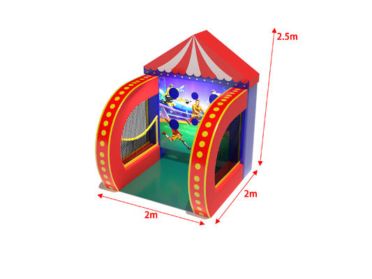 Karnaval Sepak Bola Game Inflatable 2x2x2.5m Untuk Taman bermain