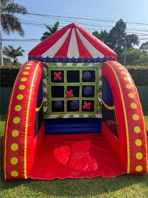 Noughts And Crosses Game Inflatable Aktivitas Karnaval Untuk Taman Permainan