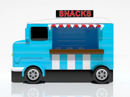 Outdoor Inflatable Games Blue Car Snack Food Tent Untuk Dijual Sewa