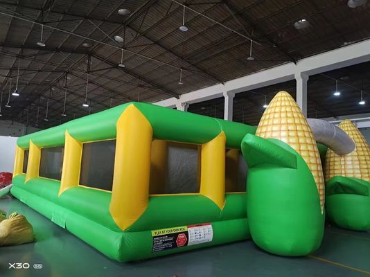 Popcorn Maze Outdoor Inflatable Games Ukuran Besar Untuk Dewasa