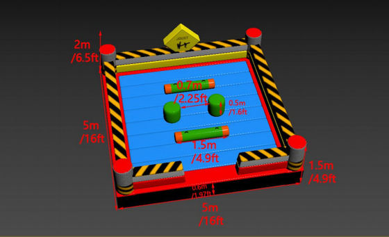 Indoor Outdoor Inflatable Jousting Game Taman bermain Olahraga Untuk Remaja