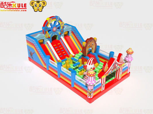 Kastil Bouncing Indoor Inflatable Berkualitas Komersial Untuk Anak-anak Melompat