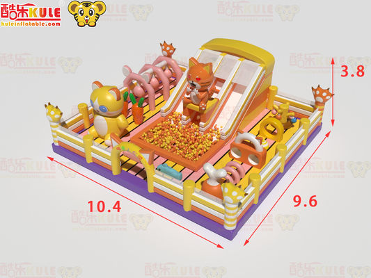 Jumping Castle taman kembung Bounce House dengan kolam renang besar laut