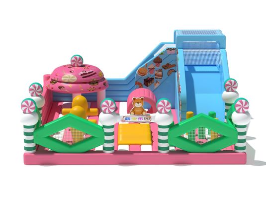 Candy Park Magic Inflatable Castle Bounce House Untuk Anak-anak