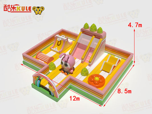 Anak-anak Taman Hewan Kastil Inflatable Disesuaikan Dengan Permainan