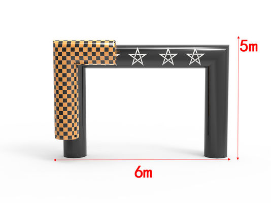 Customized Outdoor Inflatable Advertising Arch Dengan Logo