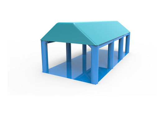 Blue Outdoor Inflatable Tents Portable Air Structure Disesuaikan