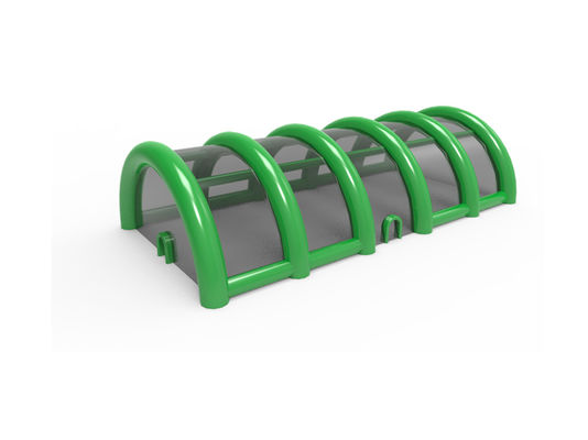 Green Outdoor Inflatable Tents Struktur Udara Bergerak Untuk Acara