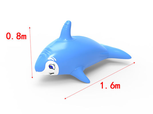 Blue Dolphin Inflatable Toys Untuk Indoor Outdoor Playground Park