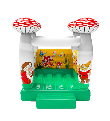 Jamur Inflatable Samll Jumping Blow Up Castle Untuk Anak-anak