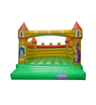 Ladybird Bulat Bulat Terbakar Penghalang Kursus Bouncy Castle Serangga bertema