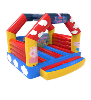 Anak-anak taman bermain Peppa babi tema kembang api melompat kastil