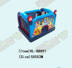 Disneyland Princess Castle Rumah Bounce Inflatable untuk Anak-anak