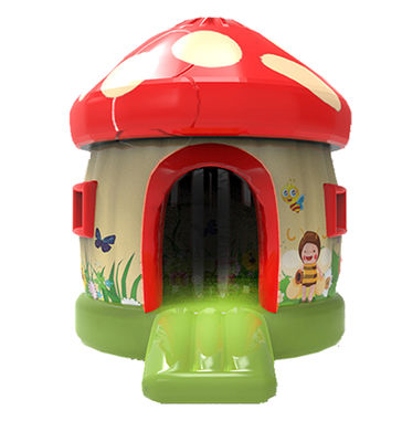 Bulat Bulat Bulat Jamur Bouncy Castle 5*4*4.5m