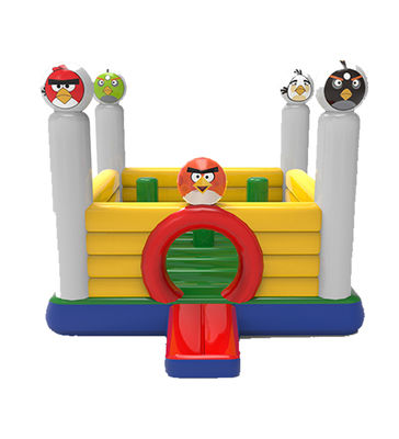 Angry Birds Bouncer Inflatable Jumping Castle Dengan Pilar
