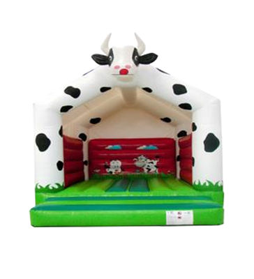 Sapi Inflatable Rumah Bouncing Kecil Untuk Tempat Bermain Anak-anak