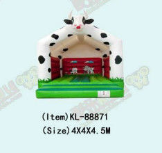 Sapi Inflatable Rumah Bouncing Kecil Untuk Tempat Bermain Anak-anak