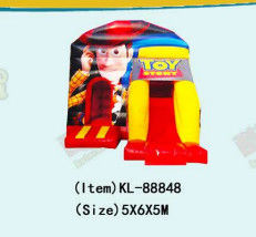 Toy Story meledakkan rumah bouncing dengan slide double stitching