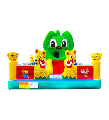 Ukuran Disesuaikan Anak-anak Bounce House Inflatable Double Stitching