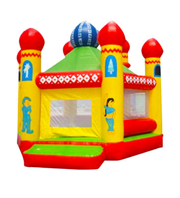 Benteng Inflatable Berwarna yang Tahan Cahaya Ledakan Lapangan Hambatan untuk Anak-anak