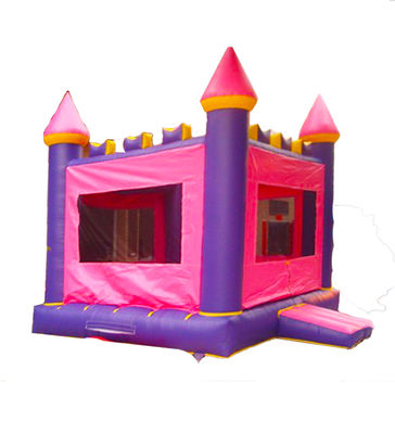 Rumah Bounce Commercial Inflatable Dengan Pola Dekoratif