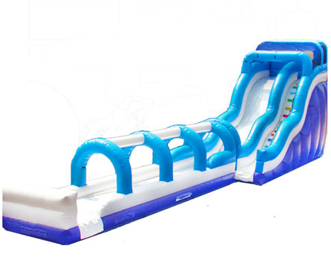 Aldult Ceommercial Grade Inflatable Slide Air Besar Dengan Kolam Renang