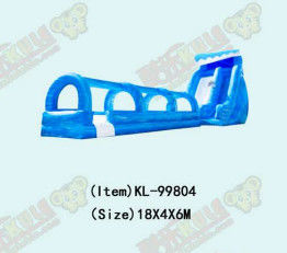 Outdoor Blue Wave Air long slides dengan kolam renang untuk dewasa