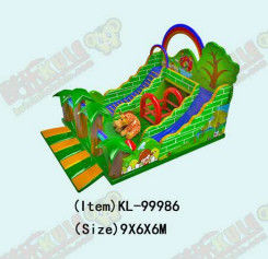 Anak-anak Taman Hiburan Giraffe Animals Slide Untuk Sewa