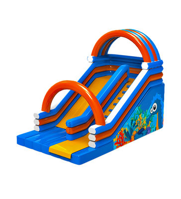 Anak-anak Taman Hiburan Slide Inflatable Dengan Arch Untuk Sewa