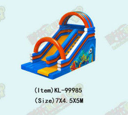 Anak-anak Taman Hiburan Slide Inflatable Dengan Arch Untuk Sewa