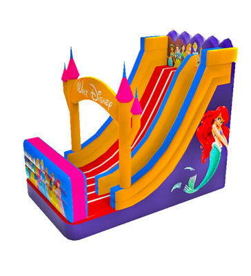 Anak-anak Taman Hiburan Inflatable Desneyland Putri Slide Untuk Sewa