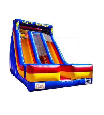 Cliff Hanger Anak-anak Taman Hiburan Slide Inflatable Untuk Sewa