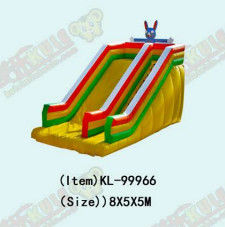 Kelinci Anak-anak Taman Hiburan Animals Inflatable Slide Untuk Sewa