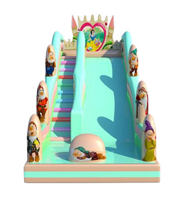 Tujuh Kurcaci dan Salju Putih Slide Inflatable untuk Anak-anak