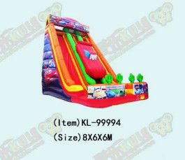 Mobil Balap Anak-anak Taman Hiburan Ledakan besar Inflatable Untuk Sewa