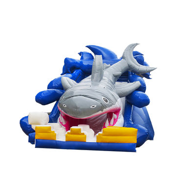 Hiu Anak-anak Taman Hiburan Slide Inflatable Untuk Sewa