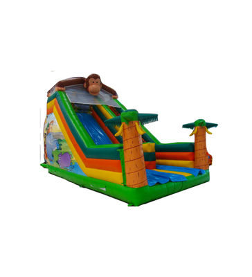 Taman Hiburan Bungalow Monyet Hewan Slide Untuk Sewa