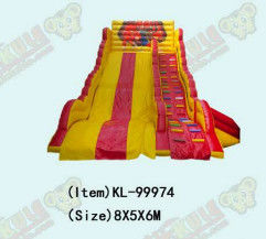 Disesuaikan Anak Besar Taman Hiburan Slide Inflatable Untuk Sewa