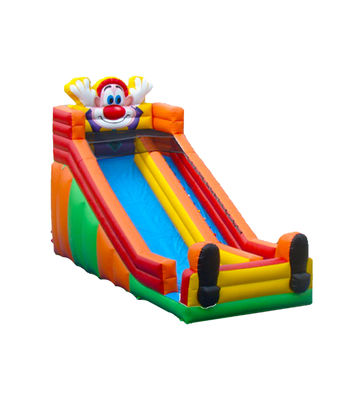 Anak-anak Taman Hiburan Slide Badut Inflatable Untuk Sewa