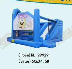 Spongebob Park Bouncy House dengan Slide Inflatable Untuk Sewa