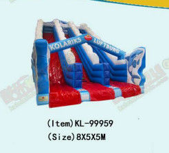 Taman bermain anak-anak Dolphin Double Lane Slip And Slide Untuk Sewa