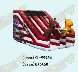 Happy Joy Factory Kids Double Lane Slip dan Slide Untuk Sewa