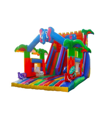 Slide Inflatable yang Bisa Disesuaikan dengan Pola Berwarna Hewan