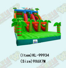 Slide Inflatable Berwarna-warni untuk Anak-anak untuk Pesta dan Lapangan Mainan