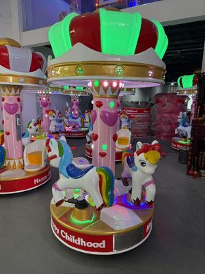 Mobil Rocking yang Mengoperasikan Koin Musik Dinamis Dan Lagu Yang Menghibur Untuk Anak-anak